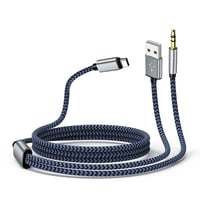 Gbformat USB-C 3.5mm Jack Aux Kábel 1.2m 2in1 Töltés és Hanglejátszás 1