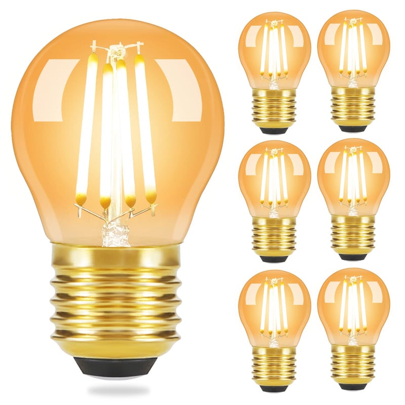GBLY LED žarulja E27 G45 Vintage Edison retro stila, okrugla - pakiranje od 6 komada