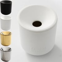 GC German Couture Kerámia Hamutál IQOS Iluma, Terea, Heets, Glo Hyper, Ploom Dohányrúdhoz - Fehér Kerek Fedeles Tartó Otthonra és Irodába 1