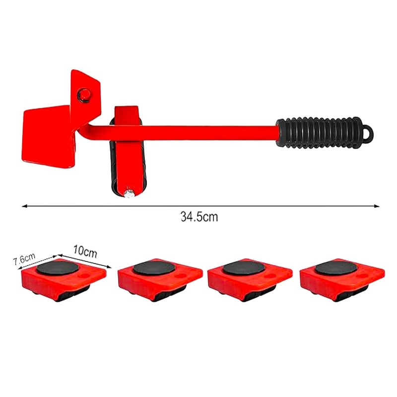 GC GLOBALCOMMERCE bútorlift kerekek 150 kg-ig, 5 darabos szett