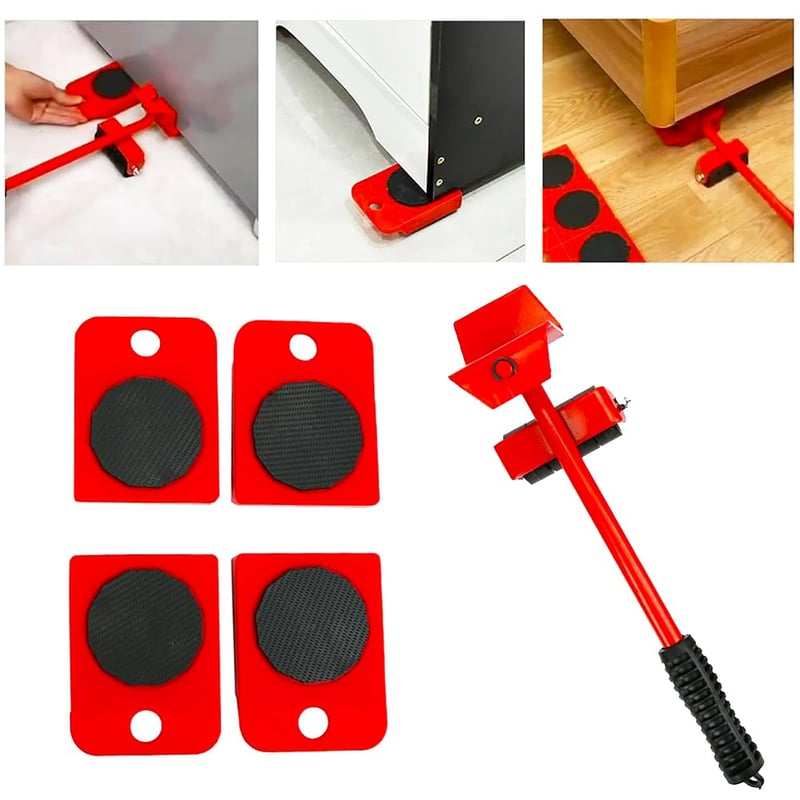 GC GLOBALCOMMERCE bútorlift kerekek 150 kg-ig, 5 darabos szett