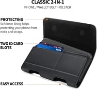 Gcepls Samsung Galaxy Z Fold 4/3/2 Mágneses Övtáska ID Tartóval 2