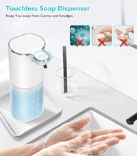 Gcstnn Automata Szappanadagoló Fali 400ml USB-C Érzékelős Vízálló 7