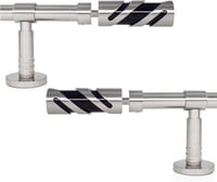 Gcurtain Fém Függönyrúd Szett, 16-19 mm Átmérőjű, 110-210 cm Állítható, Nagy Teherbírású, Dekoratív Végekkel - Csiszolt Felület, Egyszerű Sz 1