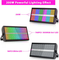 GdjRttk 2db 768 LED Wallwasher RGBW Spotlámpa DMX512 Vezérléssel Kültéri 5