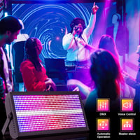 GdjRttk 2db 768 LED Wallwasher RGBW Spotlámpa DMX512 Vezérléssel Kültéri 3
