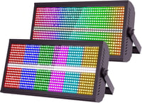 GdjRttk 2db 768 LED Wallwasher RGBW Spotlámpa DMX512 Vezérléssel Kültéri 1
