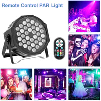 GdjRttk 8db RGB LED Par Spotlight 72W DMX távirányítóval diszkóhoz 6