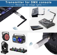 GdjRttk vezeték nélküli DMX512 adó-vevő vezérlő LED és mozgófejes lámpákhoz 3