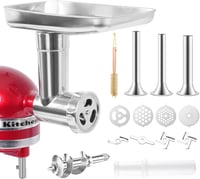 Gdrtwwh Rozsdamentes Acél Húsdaráló KitchenAid Robotgéphez, Mosogatógépben Mosható Darálófej Konyhai Robotgép Kiegészítő 1
