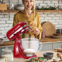 Gdrtwwh Üvegtál KitchenAid 4,5-5 Literes Billenőfejes Robotgéphez - Pótlék Mixer Tál Artisan Keverőgéphez 4