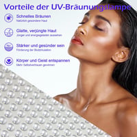 GDWD 250 LED-es napozólámpa otthonhoz, hordozható arcés testnapozó, összecsukható állvánnyal, ezüst - Silver 5