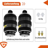 GEAREVER 2x Légfutómű Hátsó Bal Jobb Mercedes E-Class S211 2003-2009 7