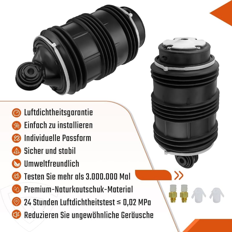 GEAREVER 2x Légfutómű Hátsó Bal Jobb Mercedes E-Class S211 2003-2009
