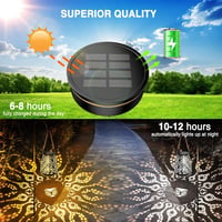 GEARLITE Napelemes lámpa csere tetőfej 8 cm, 2 LED meleg/fehér fény, 800 mAh, 2 db 5