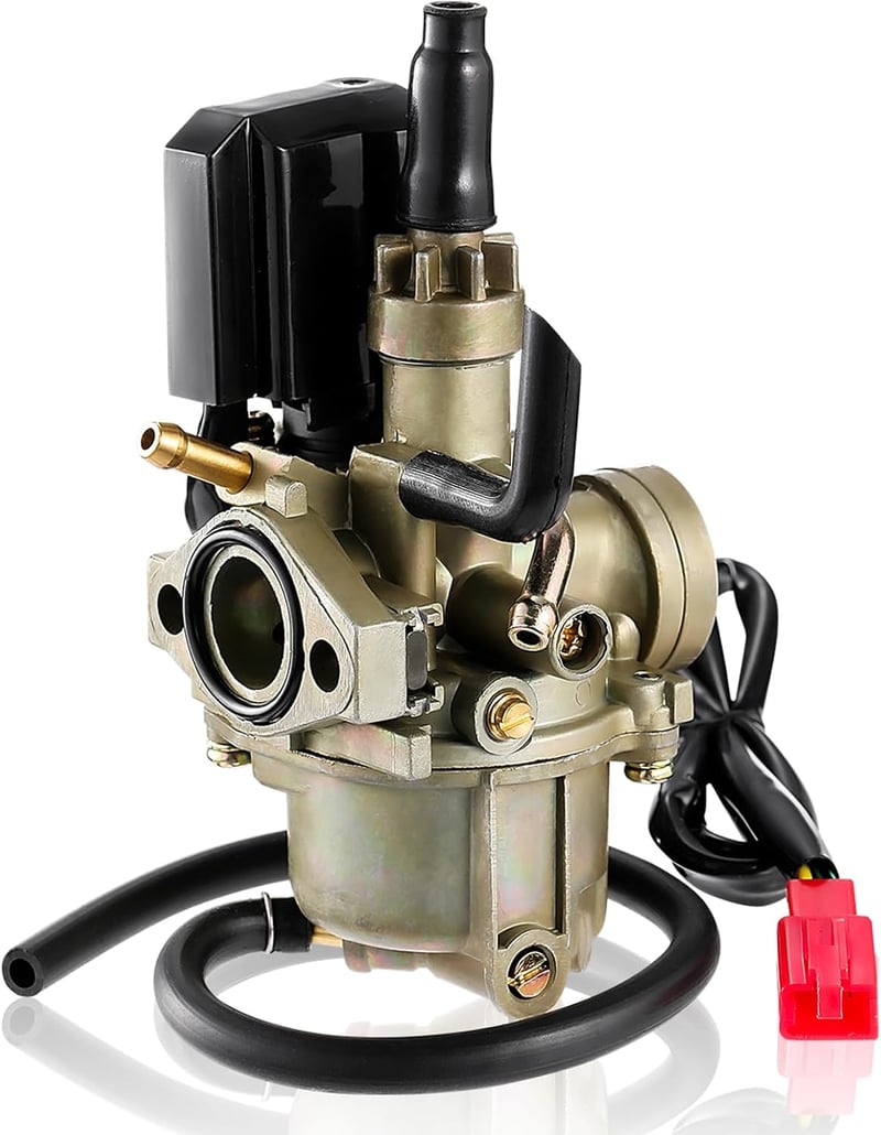 GEARMONSTER 17 mm Karburátor Peugeot Speedfight 1 & 2 50cc Robogókhoz - Elektromos Szívató, Alumínium, Honda Elite DIO 50 Kompatibilis
