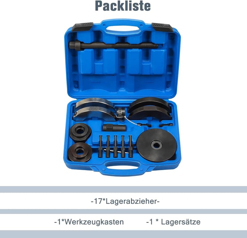 GEARMONSTER 18 részes kerékcsapágy szerelő készlet 72 mm kerékagyhoz