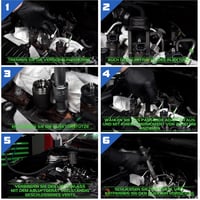 GEARMONSTER 21 részes Dízel Injektor Kihúzó Készlet - Pneumatikus Befecskendező Eltávolító Adapter Készlettel, Sűrített Levegős Extraktor Sz 7