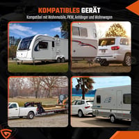 GEARMONSTER 2m Utánfutó Hosszabbító Kábel 7 Tüskés 12V Spirál Adapter Autó Teherautó Lakóautó 5