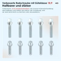 GEARMONSTER 2x10mm Kerékközépítő Szett 57.1 5x100 5x112 M14x1.5x50 Kerékcsavarokkal 4