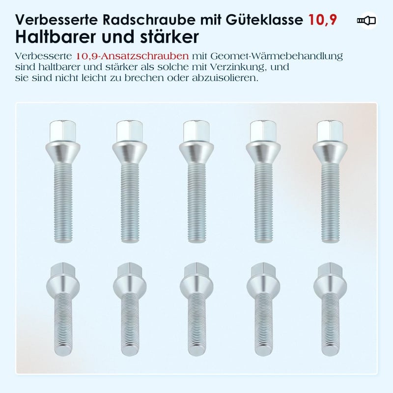 GEARMONSTER 2x10mm Kerékközépítő Szett 57.1 5x100 5x112 M14x1.5x50 Kerékcsavarokkal
