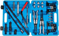 GEARMONSTER 39 részes Szelep Rugó Összenyomó Készlet - Szelepszár Tömítés Cserélő Szerszámkészlet 8, 16 és 24 szelepes Benzin és Dízel Motor 3