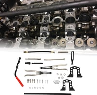GEARMONSTER 39 részes Szelep Rugó Összenyomó Készlet - Szelepszár Tömítés Cserélő Szerszámkészlet 8, 16 és 24 szelepes Benzin és Dízel Motor 9