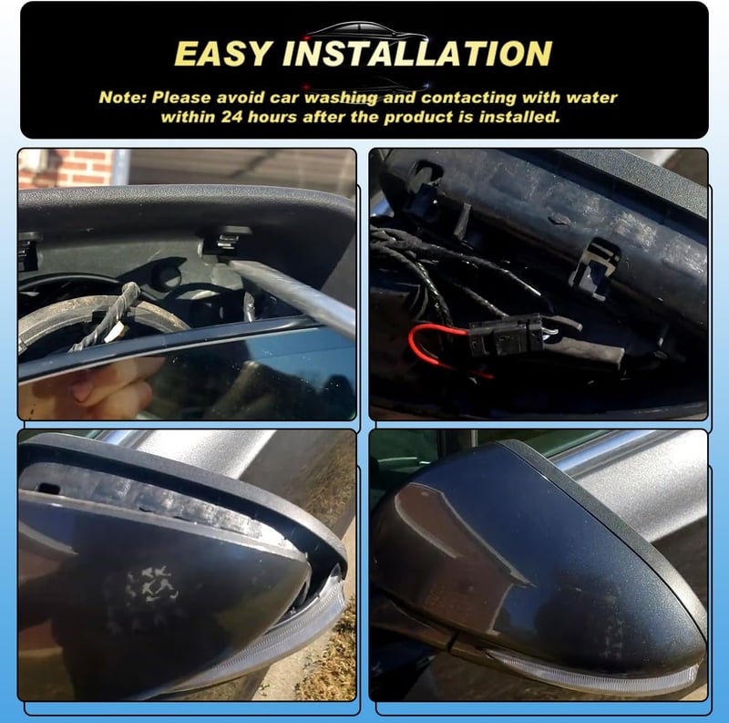 GEARMONSTER BMW tükörfedél E81 E87 E90 E91 E92 E93 LCI 2009-2012 fényes fekete pár