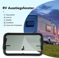 GEARMONSTER Csuklós Lakóautó Ablak 700x400mm Redőnnyel és Szúnyoghálóval 2