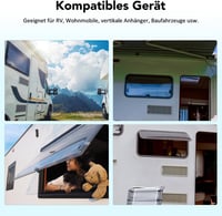 GEARMONSTER Csuklós Lakóautó Ablak 700x400mm Redőnnyel és Szúnyoghálóval 7