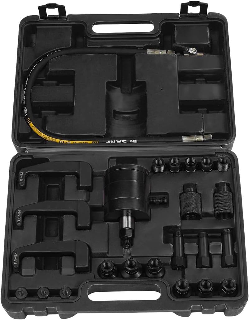 GEARMONSTER Extractor pneumatic pentru injectoare diesel, sculă de demontare cu gheară pentru injectoare common rail