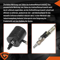 GEARMONSTER Extractor pneumatic pentru injectoare diesel, sculă de demontare cu gheară pentru injectoare common rail 5