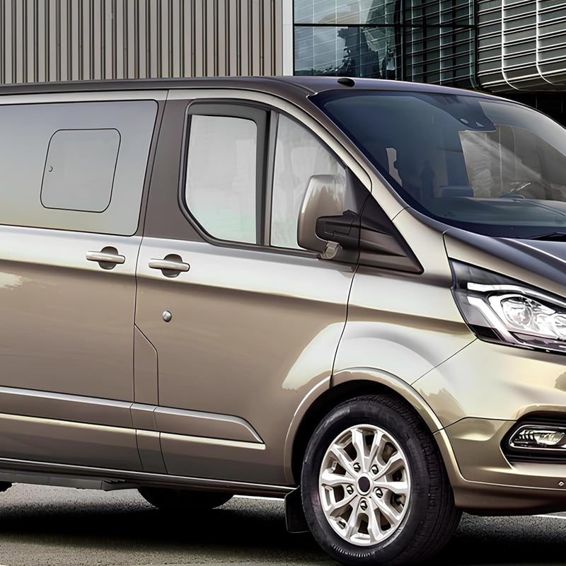 GEARMONSTER Ford Tourneo Custom/Transit Custom ablakcsatornák 2012-2024 fekete 2db