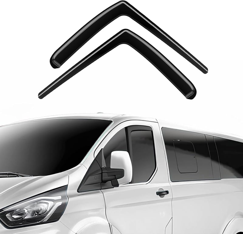 GEARMONSTER Ford Tourneo Custom/Transit Custom ablakcsatornák 2012-2024 fekete 2db