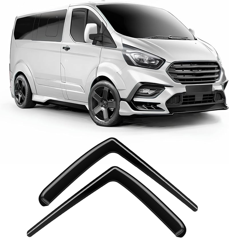 GEARMONSTER Ford Tourneo Custom/Transit Custom ablakcsatornák 2012-2024 fekete 2db