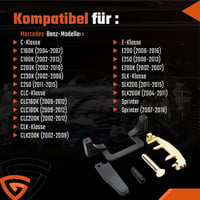 GEARMONSTER Vezérműtengely Beállító Készlet Mercedes-Benz M271 Motorokhoz - C180 C200 C230 Kompatibilis Időzítőlánc Állító Szerszám 3
