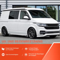 GEARMONSTER VW T5 (2003-2015) / T6 (2016-) ablak széldetektor esővédő, 2 db - fekete 3