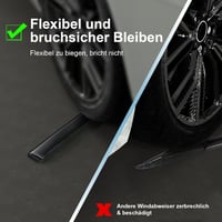 GEARMONSTER VW Caddy 2005-2018 ablakcsatornák szélvédő 2db fekete 5
