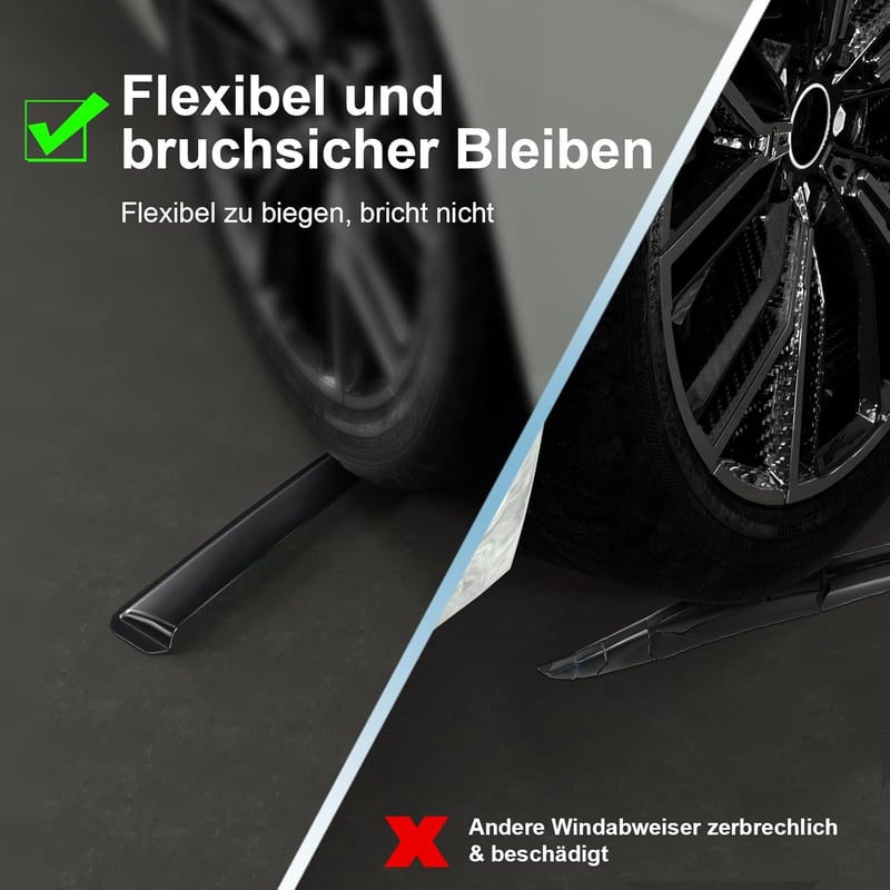 GEARMONSTER VW Caddy 2005-2018 ablakcsatornák szélvédő 2db fekete