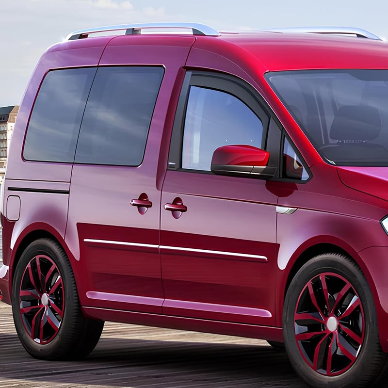 GEARMONSTER VW Caddy 2005-2018 ablakcsatornák szélvédő 2db fekete