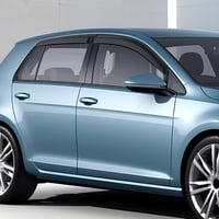 GEARMONSTER VW Golf 7 szélterelő, öntapadós ablakterelő szett 4db fekete 8