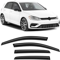 GEARMONSTER VW Golf 7 szélterelő, öntapadós ablakterelő szett 4db fekete 2