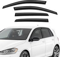 GEARMONSTER VW Golf 7 szélterelő, öntapadós ablakterelő szett 4db fekete 1