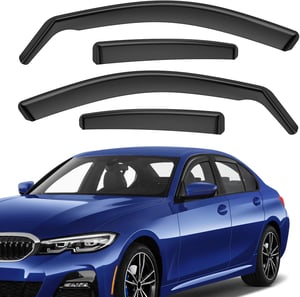 GEARZAAR BMW serije 3 G20/G21 usmjerivači zraka za prozore - crni - 2019-2023