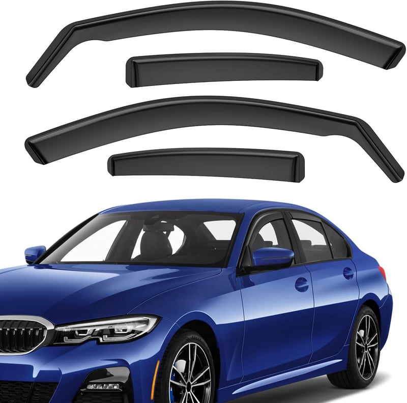 GEARZAAR BMW 3 Series G20/G21 ablakcsatorna szellőzőlap fekete 2019-2023