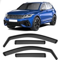 GEARZAAR Szélterelő Autó Ablak Fekete VW Tiguan 2016-2023 5 Ajtós Esővédő Szélvédő Deflektor Külső Szerelésű 9