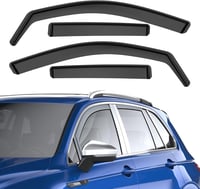 GEARZAAR Szélterelő Autó Ablak Fekete VW Tiguan 2016-2023 5 Ajtós Esővédő Szélvédő Deflektor Külső Szerelésű 1