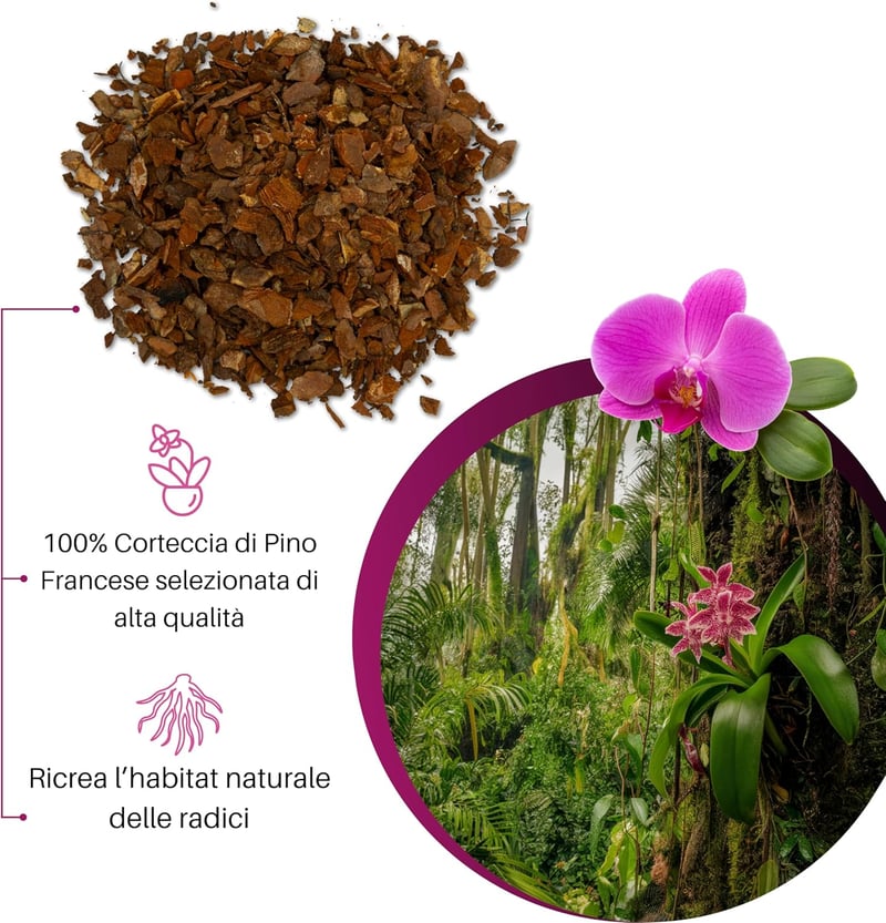 GebEarth Orchidea Talaj 5L Professzionális Orchidea Szubsztrát Összes Fajtához