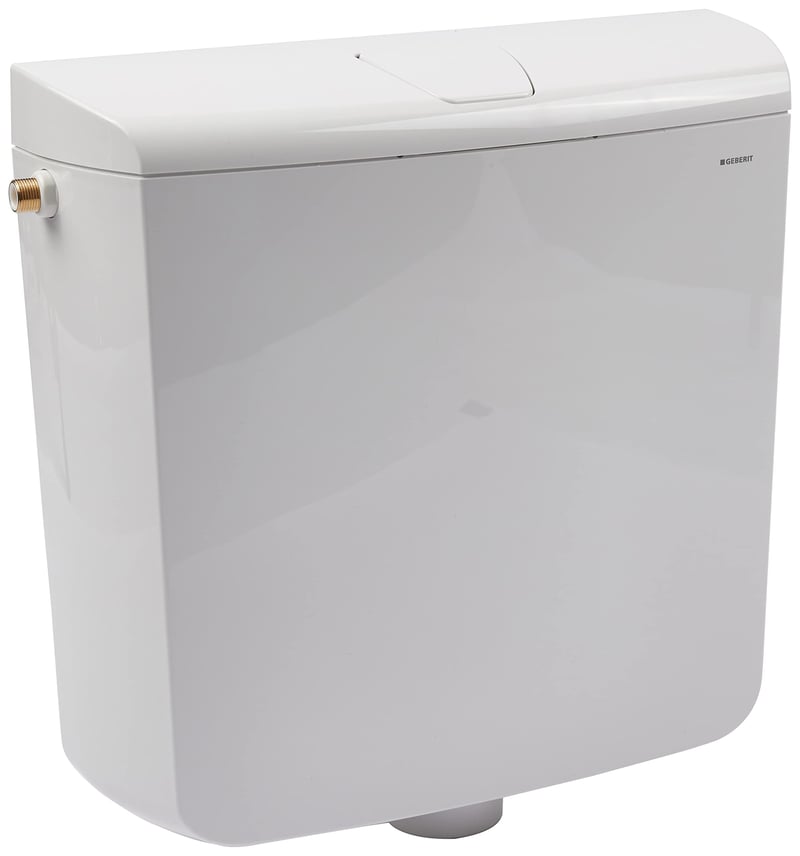 Geberit AP110 Spülbox Öblítőtartály Stop Gombbal, 9 literes, Fehér - SCACAS0010CA