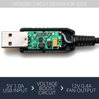 Gebildet 12V USB PC ventilátor tápkábel 3-pin 4-pin csatlakozó 2db 4